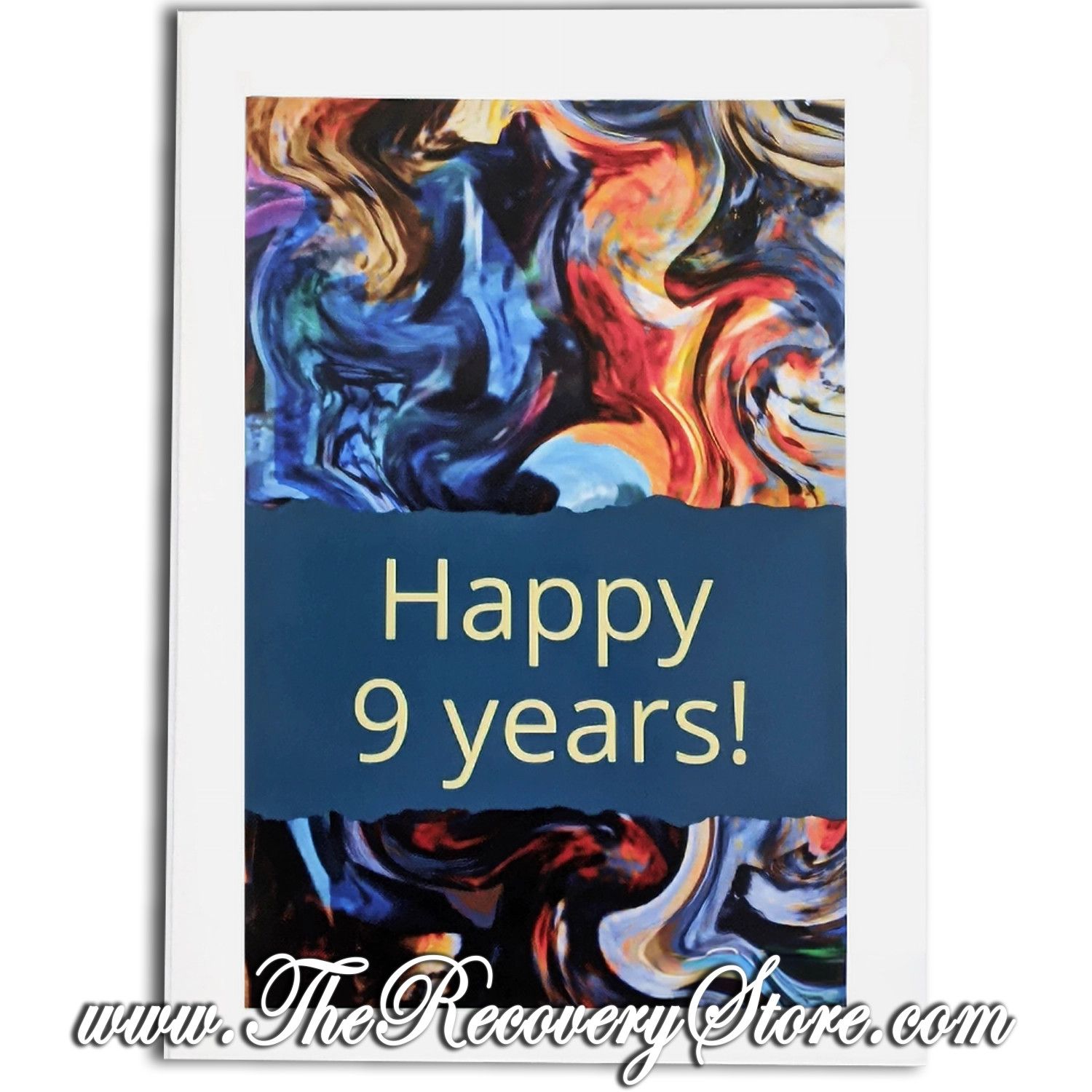 Greeting Card - Happy 9 Years - Handmade