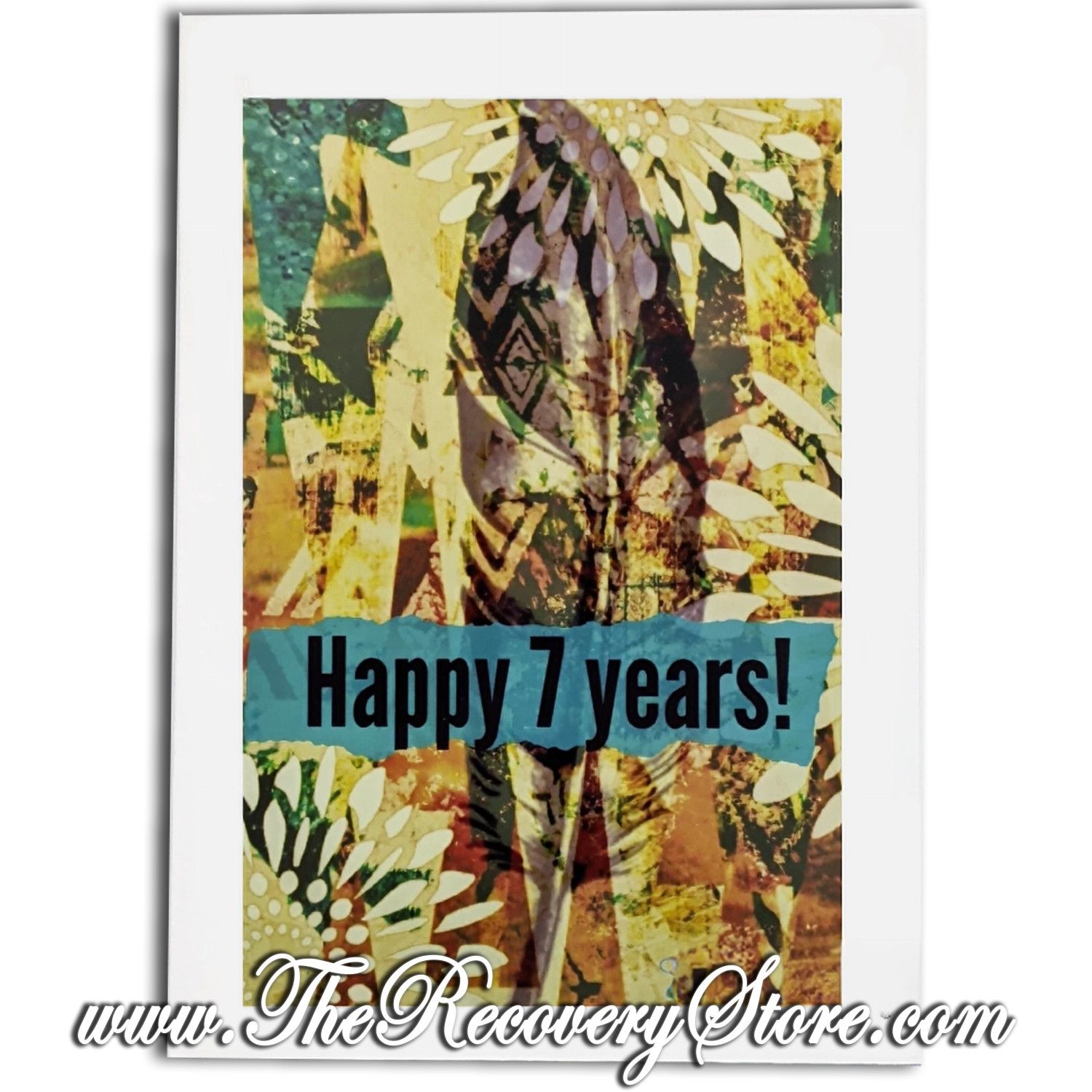 Greeting Card - Happy 7 years - Handmade