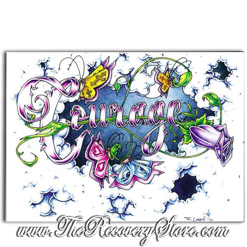 Greeting Card - Courage