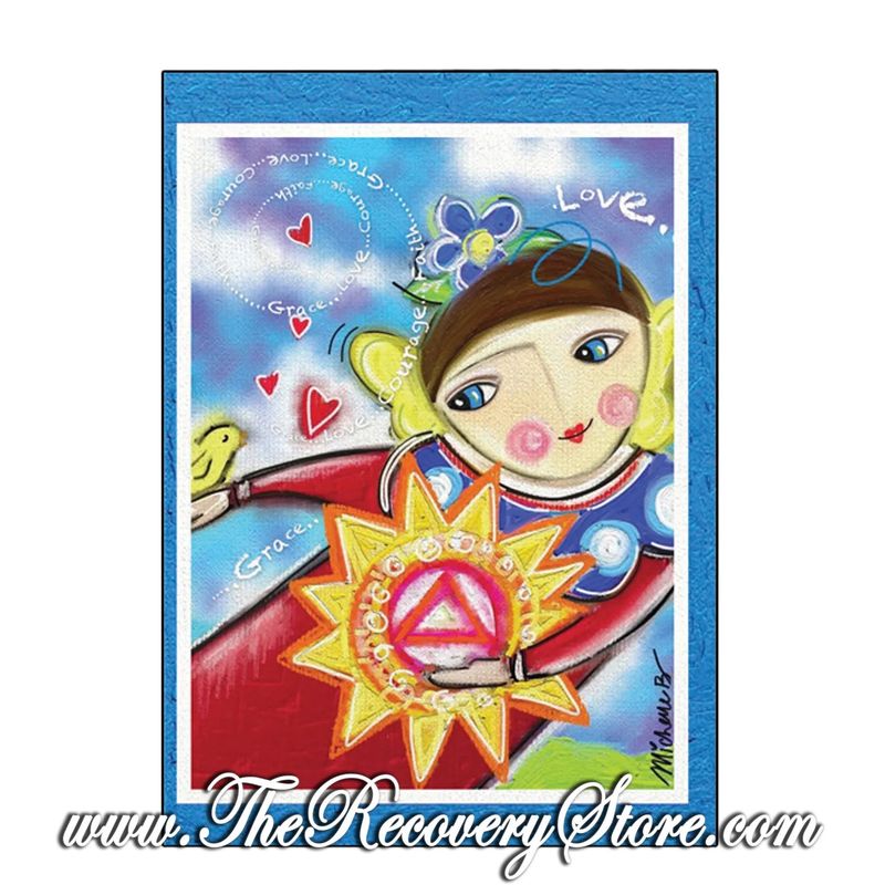 Greeting Card - Grace Love Courage Faith