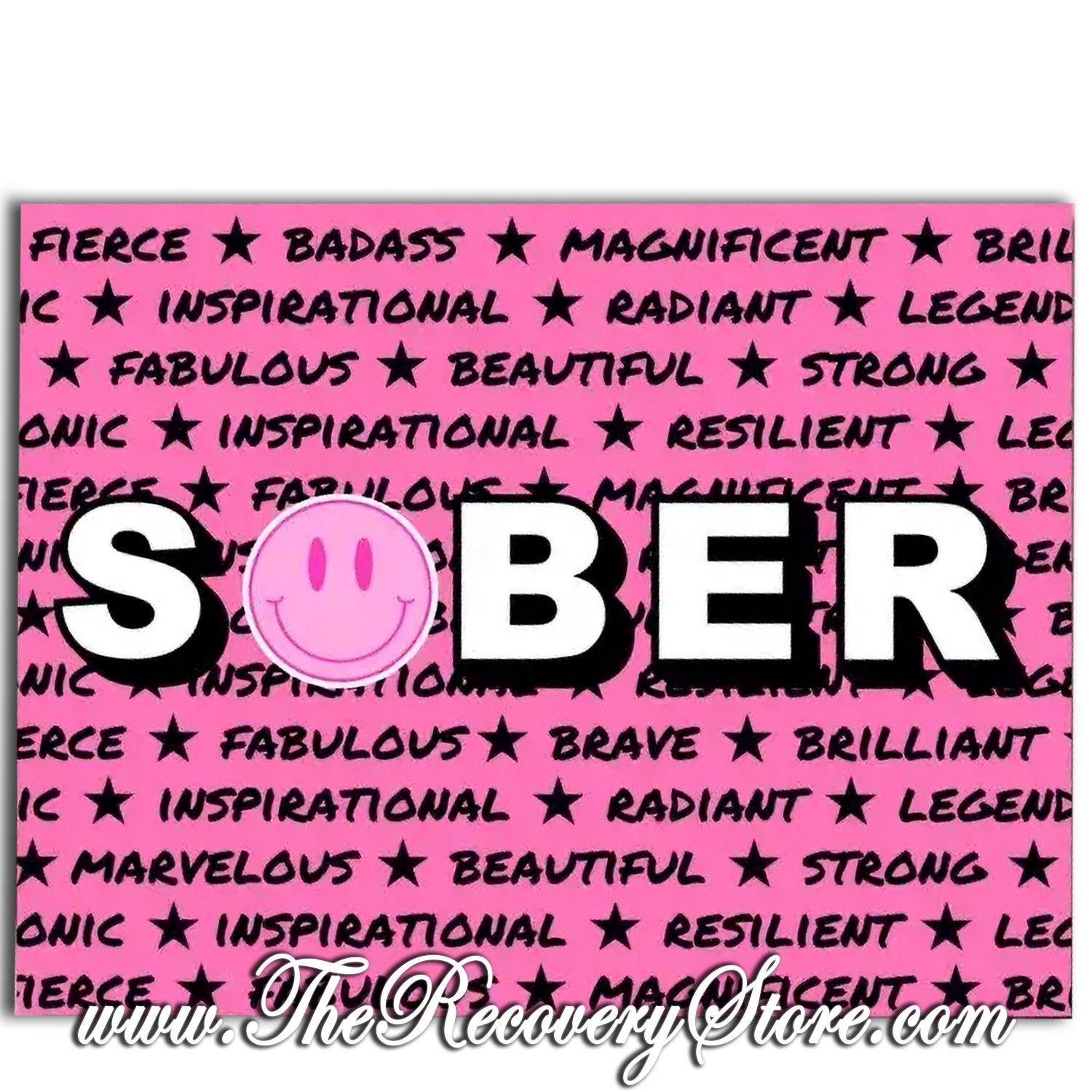 Greeting Card - Sober Pink
