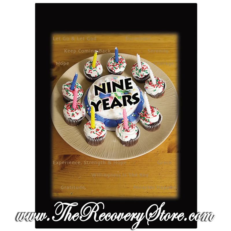 Greeting Card - Yearly 09 - Nine Years! Card