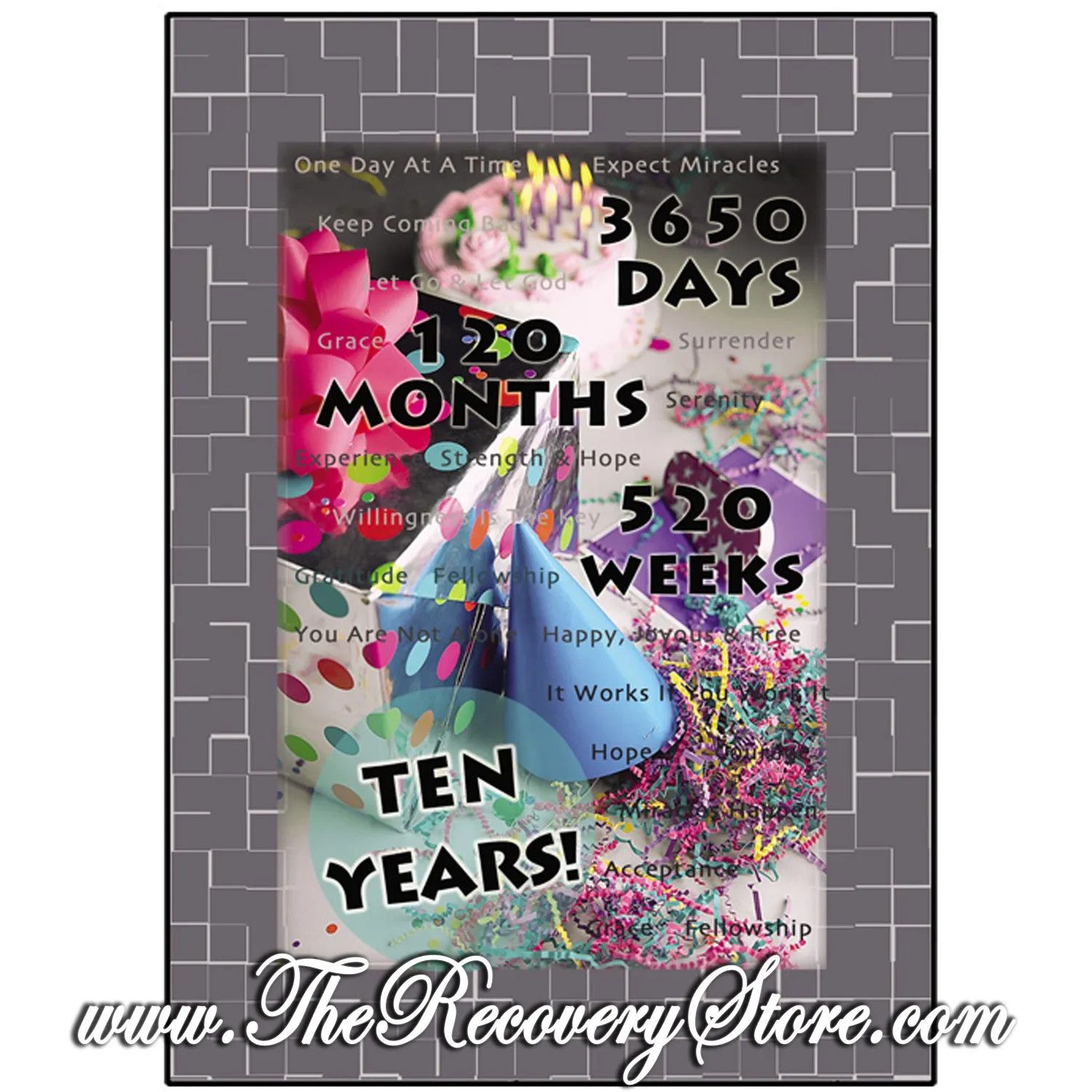 Greeting Card - Year 10 - Ten Years! Card