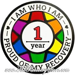 Large Medallion - Recovery Pride Yearly