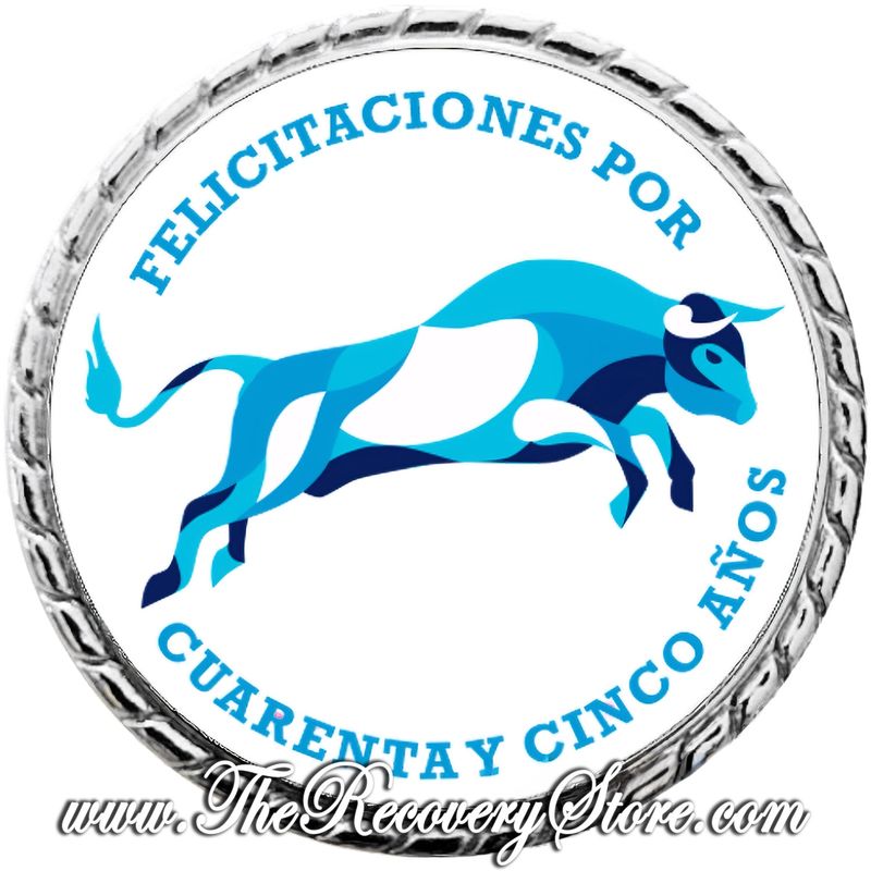 Large Medallion - Spanish Bull Yearly Silver Metal Trim