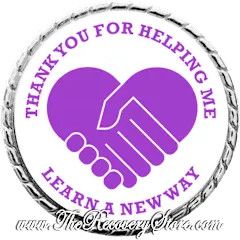 Large Medallion - Thank You For Helping Me Purple Yearly, Milestone: 01 year