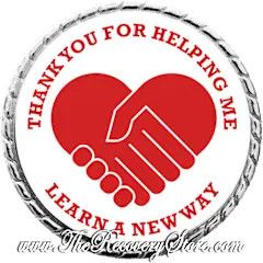 Large Medallion - Thank You Red Heart Yearly, Milestone: 01 year