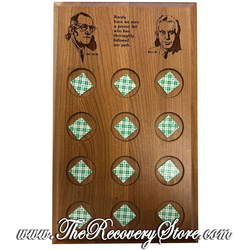 12 Medallion Bill &amp; Bob Wood Plaque