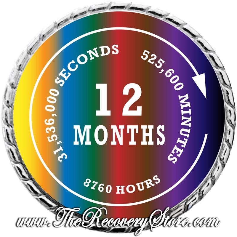 Large Medallion - Hours Minutes Seconds- 12 Months