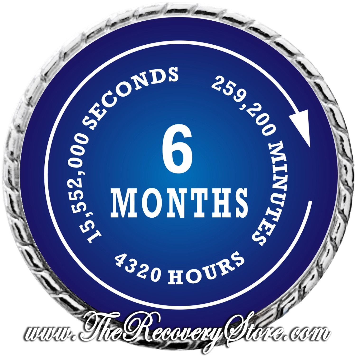 Large Medallion - Hours Minutes Seconds- 06 Months