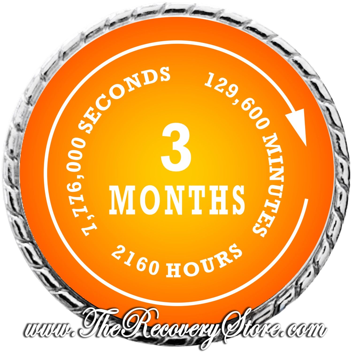 Large Medallion - Hours Minutes Seconds - 03 Months
