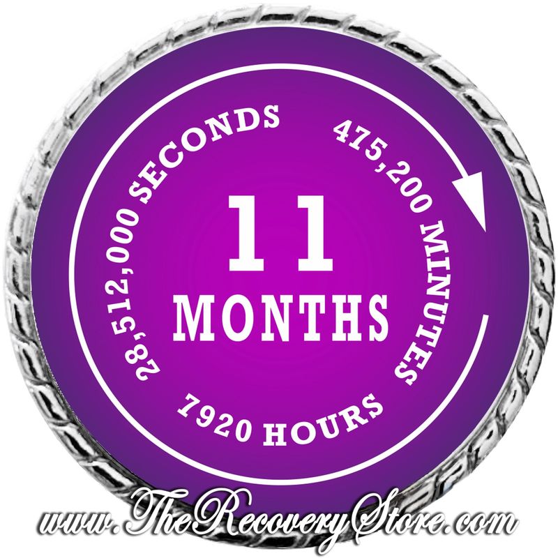 Large Medallion - Hours Minutes Seconds - 11 Months