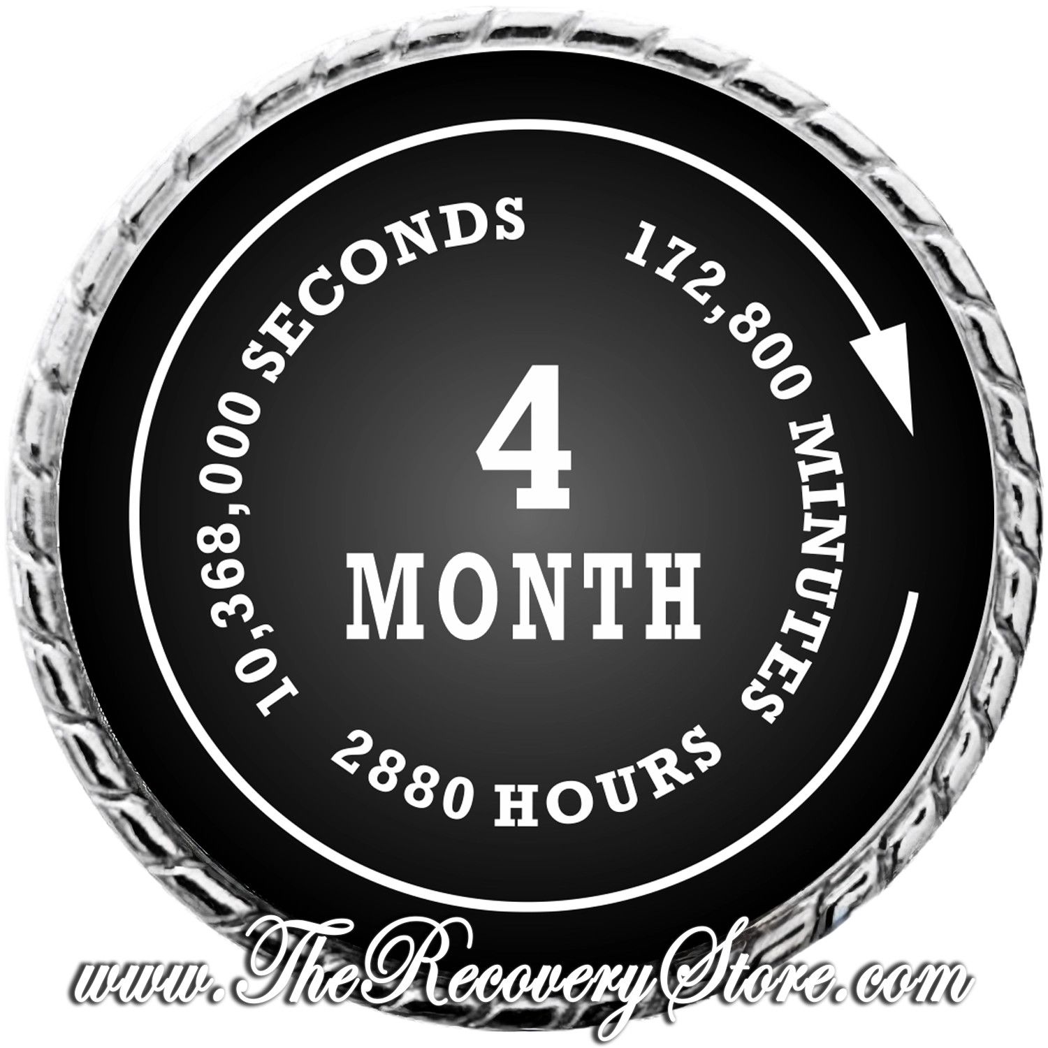 Large Medallion - Hours Minutes Seconds - 04 Months