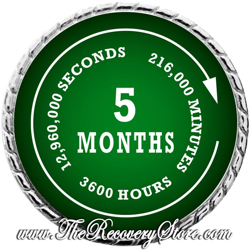 Large Medallion - Hours Minutes Seconds- 05 Months