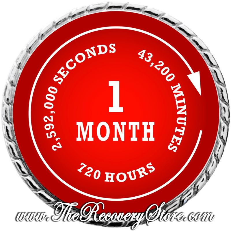 Large Medallion - Monthly - Hours Minutes Seconds- 01 Month