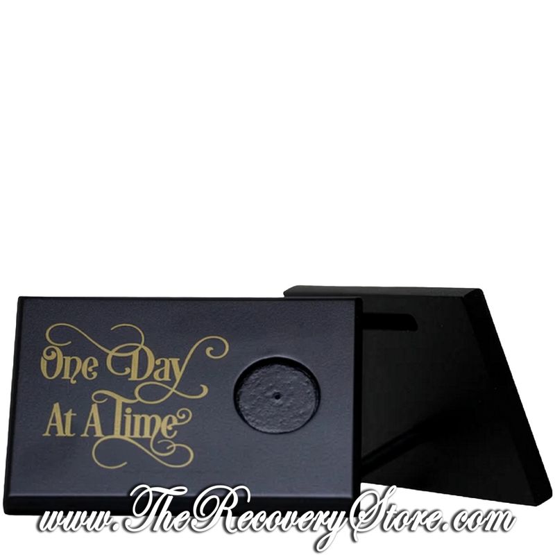 4x6 Single Medallion Wood Plaque - ODAT Horizontal Black