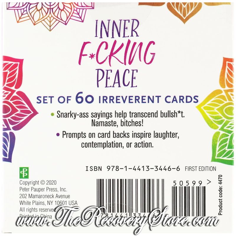 Card Deck: Inner F*Cking Peace Motivational