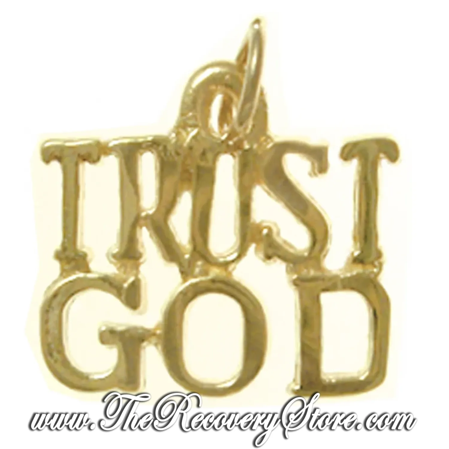 *14k Gold &quot;Trust God&quot; Pendant