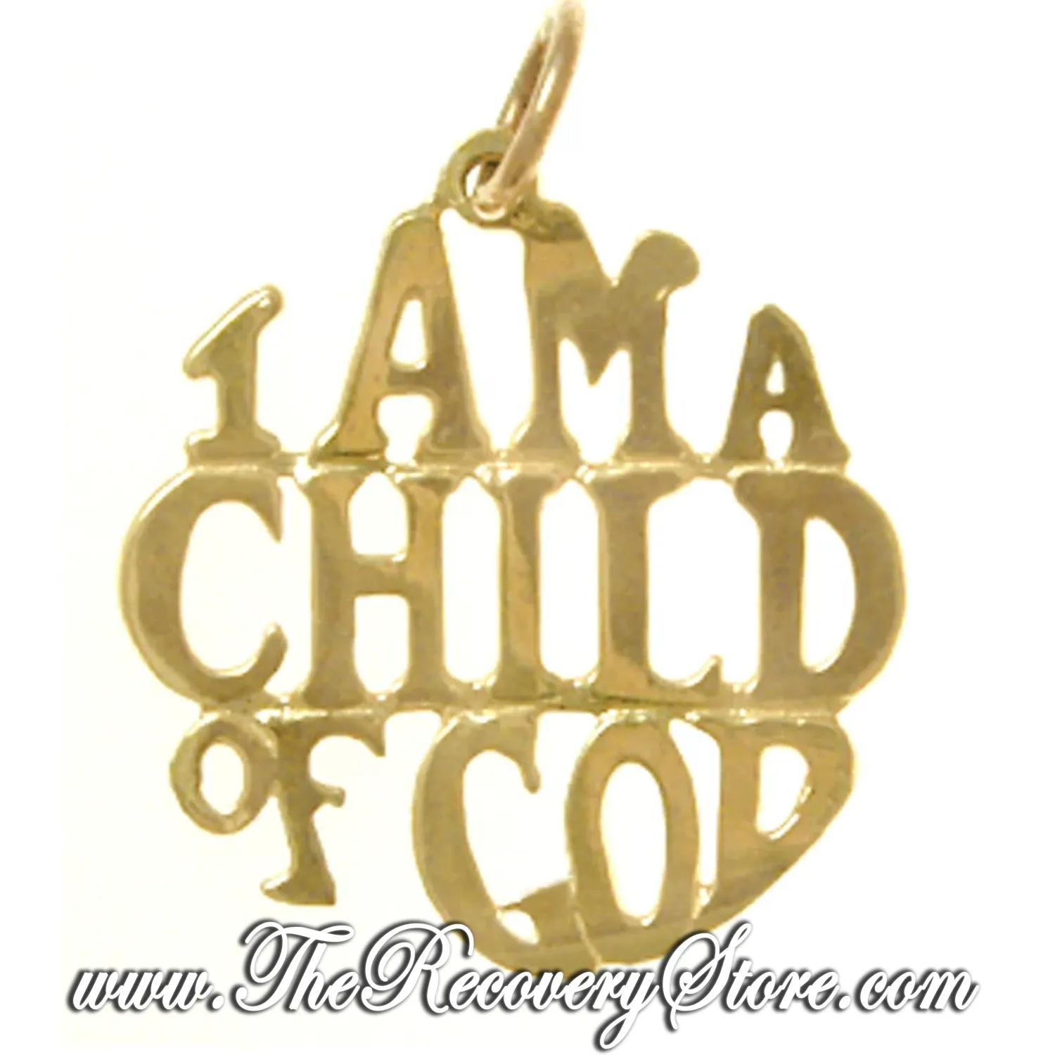 *14k Gold &quot;I Am A Child Of God&quot; Pendant