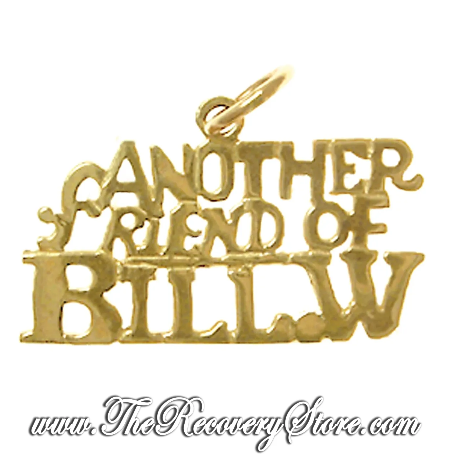 14k Gold &quot;Another Friend of Bill W&quot; Pendant