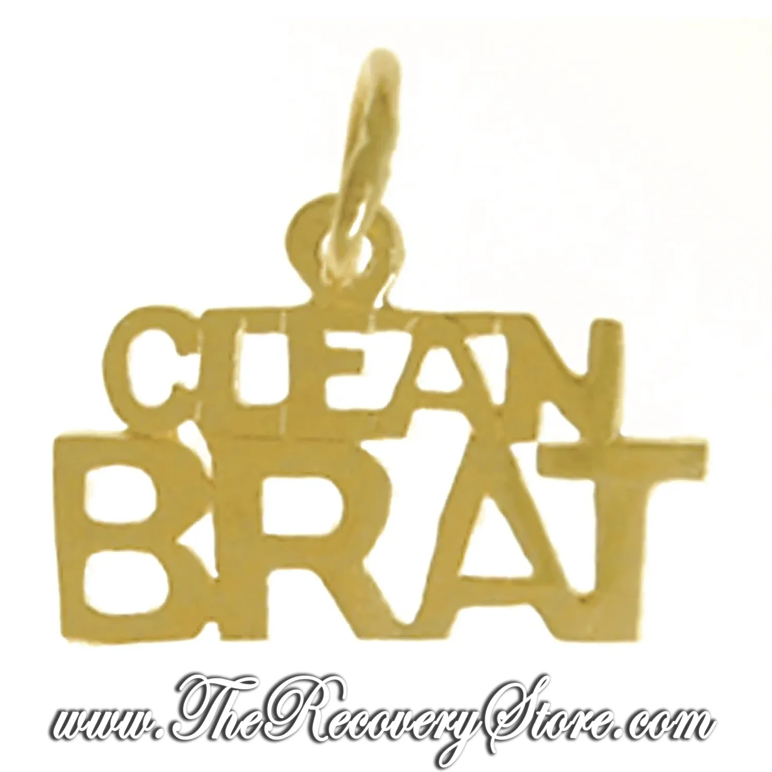 *14k Gold &quot;Clean Brat&quot; Pendant