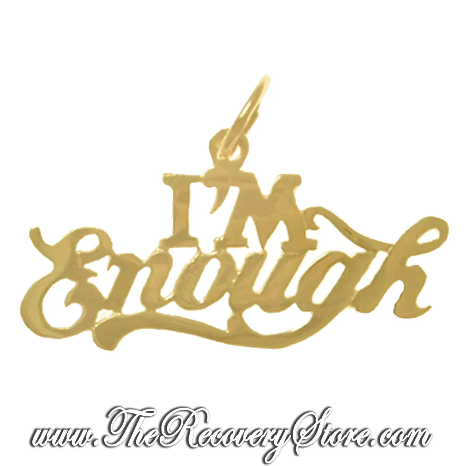 *14k Gold &quot;I&#39;m Enough&quot; Pendant
