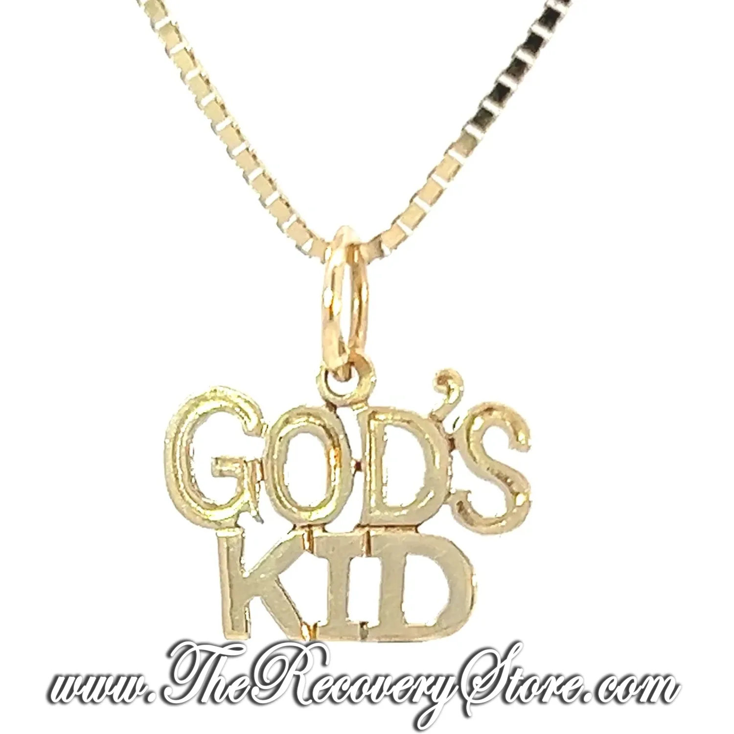 *14k Gold &quot;God&#39;s Kid&quot;  Small Size Pendant
