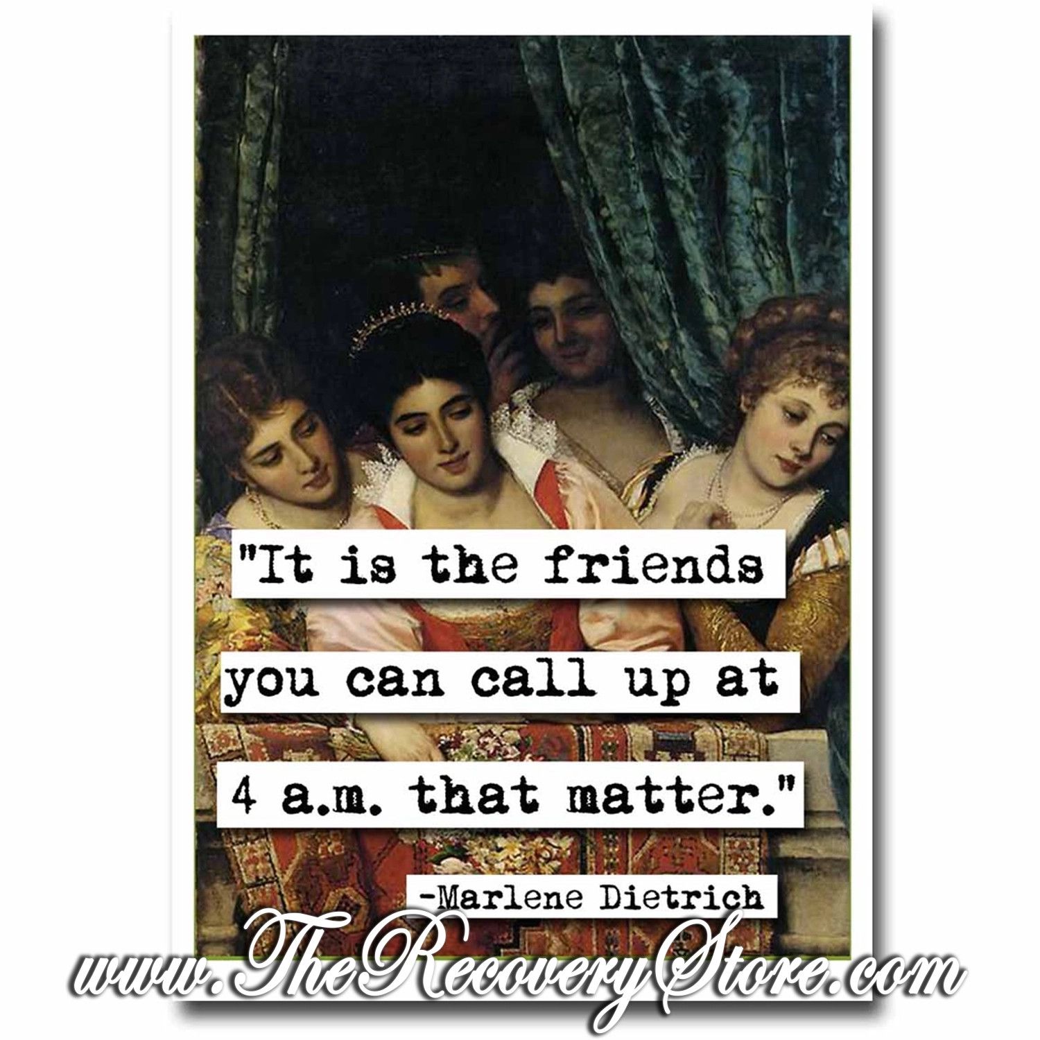 Greeting Card - It&#39;s The Friends You Can Call At 4am