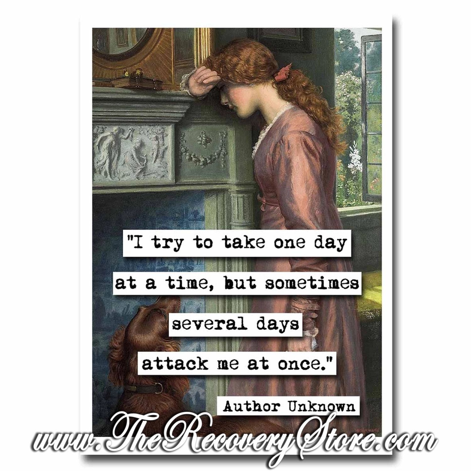 Greeting Card - One Day at a Time