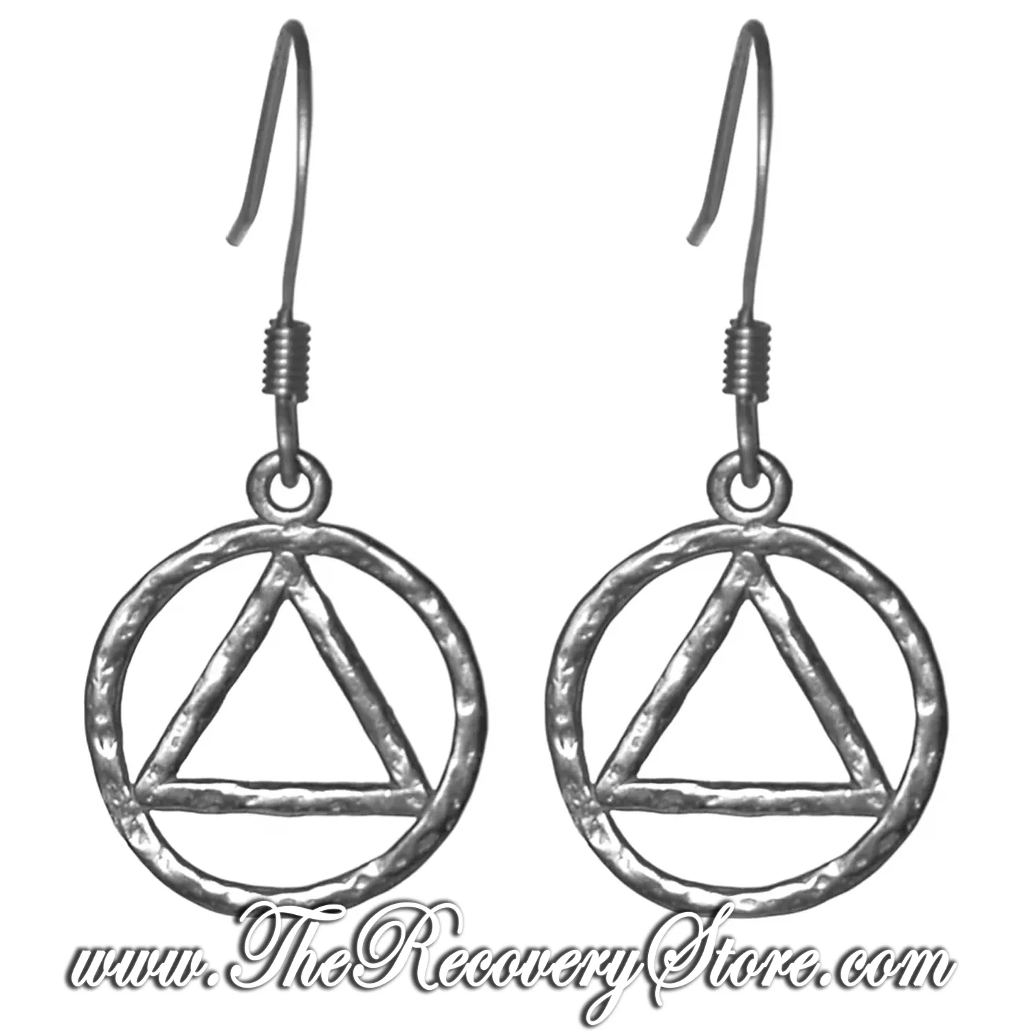 Sterling Silver AA Hammered Style Earrings