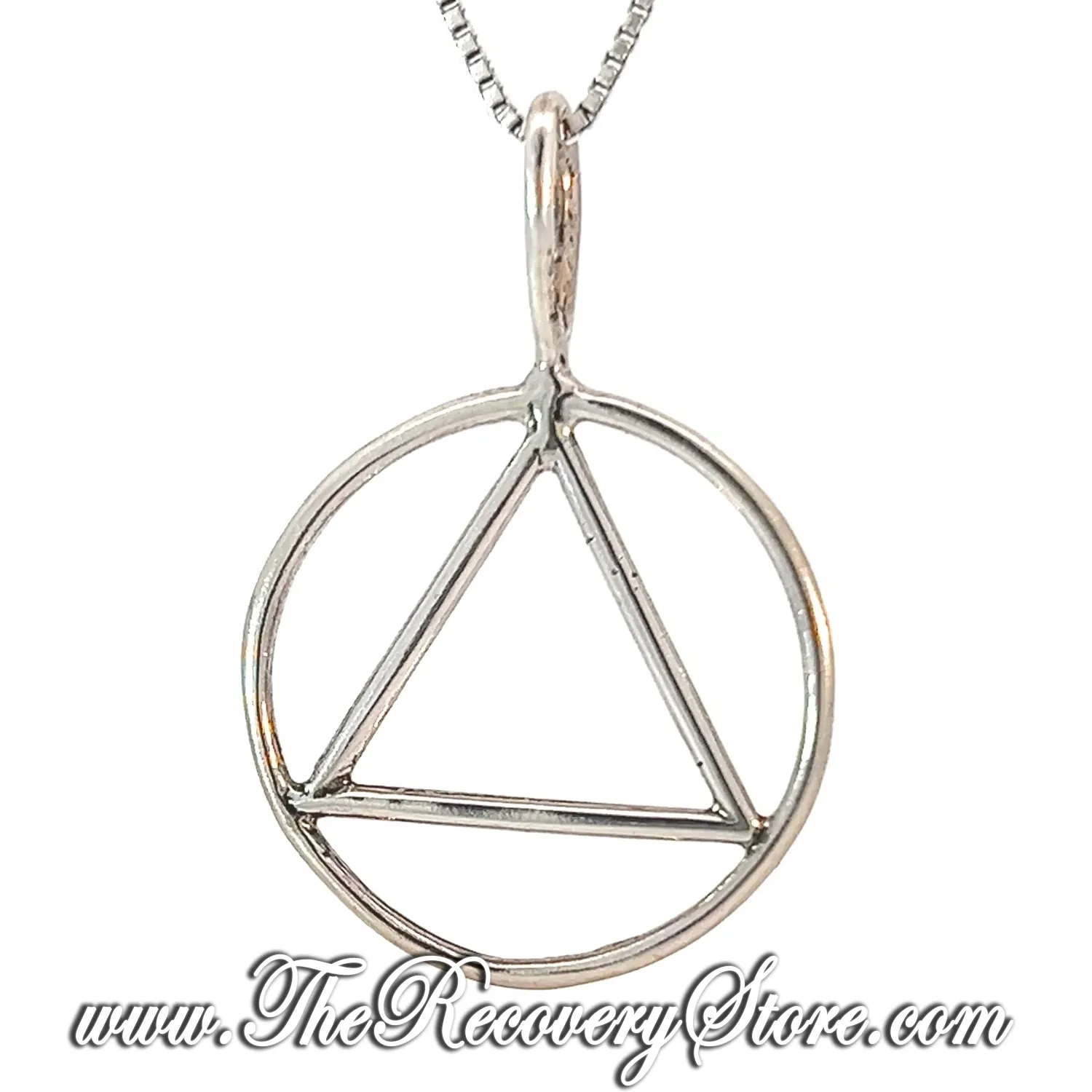 Sterling Silver Simple Wire Look AA Pendant