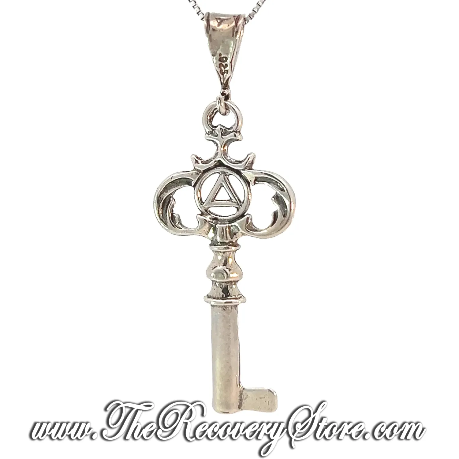 Sterling Silver Key AA Pendant