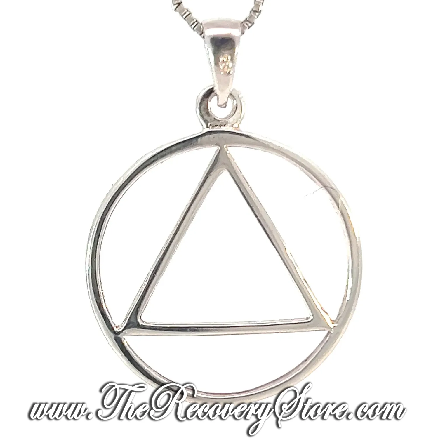 Sterling Silver AA Symbol, Thick Style, Large Size Pendant