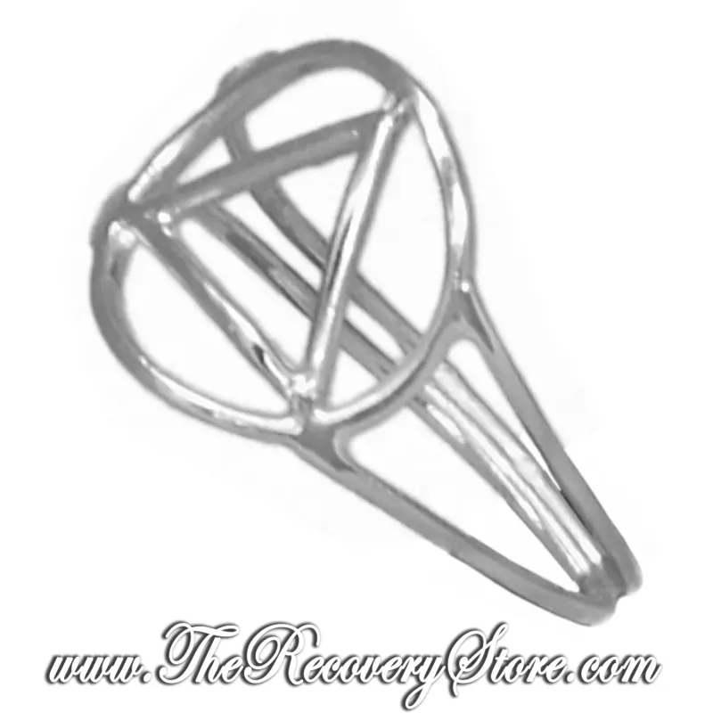 AA Sterling Silver Symbol Ring