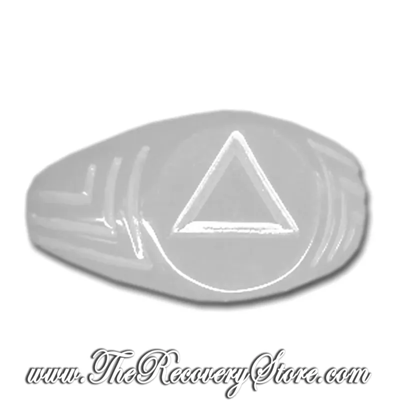 AA Sterling Silver Deco Signet Style Ring