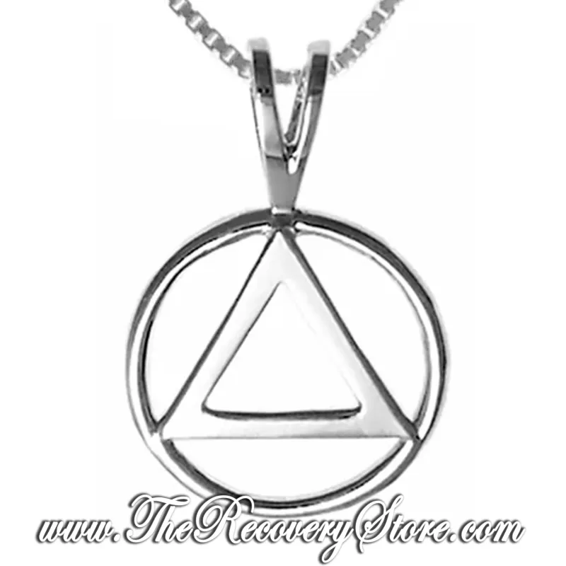 AA Sterling Silver Pendant with 18&quot; Silver Chain