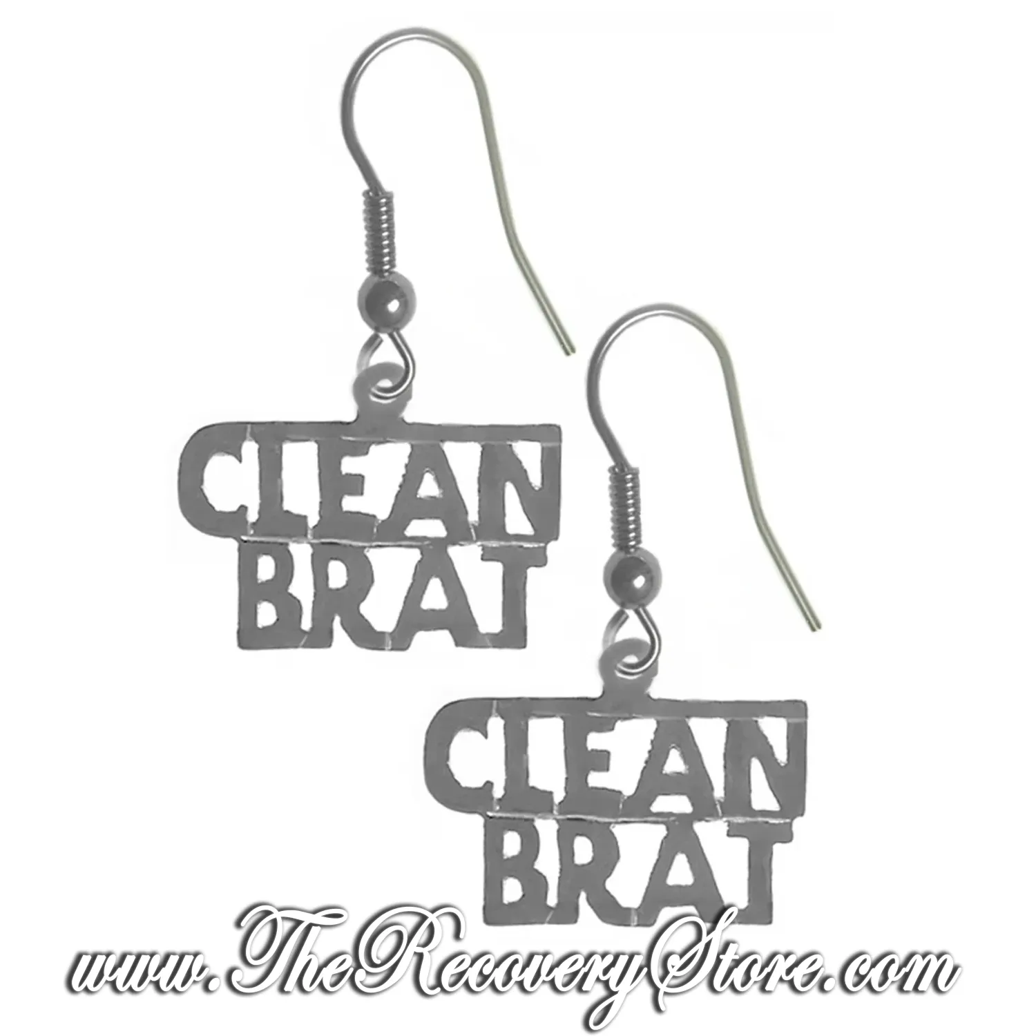 Sterling Silver "Clean Brat" Earrings