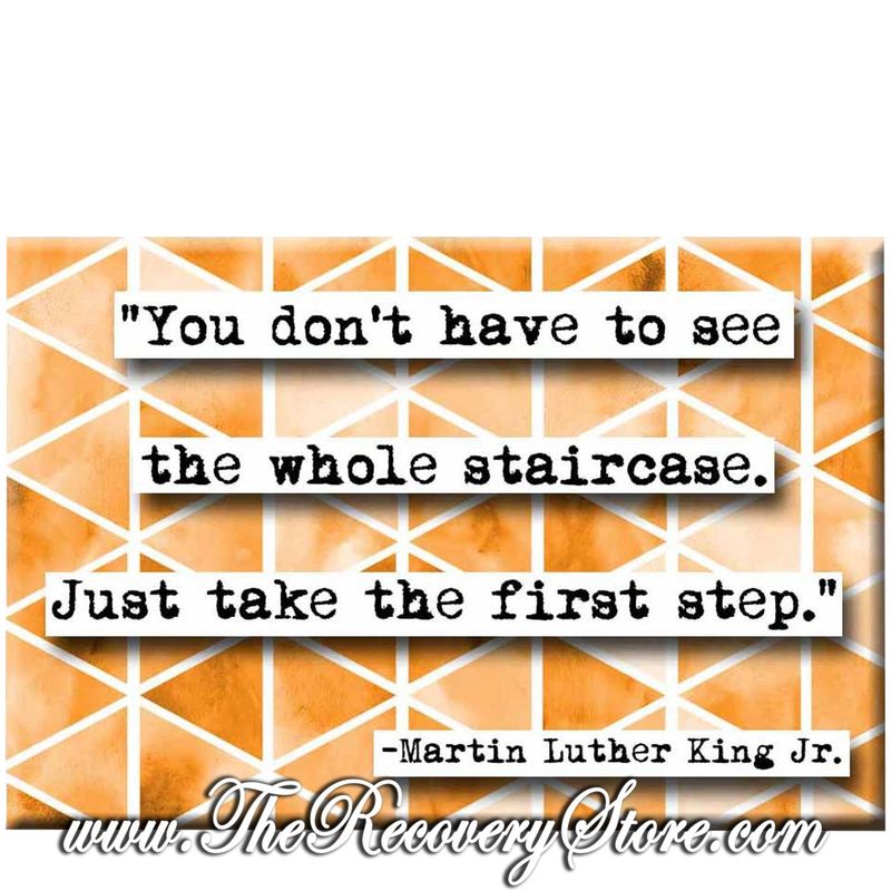 Magnet - Take The First Step Quote