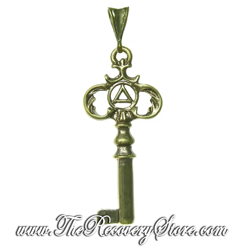AA Antique Finish Key Pendant