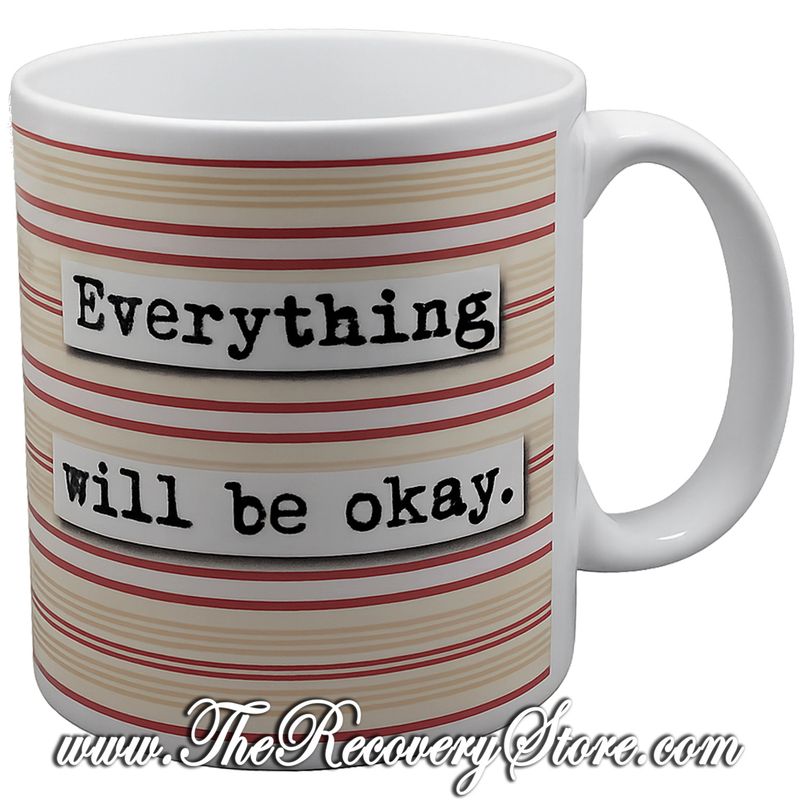 Mug - Everything Will Be Okay - Stripes