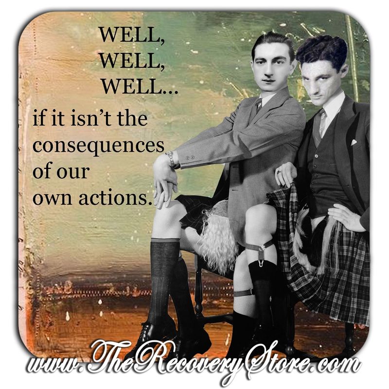 Funny Coaster - WELL, WELL WELL