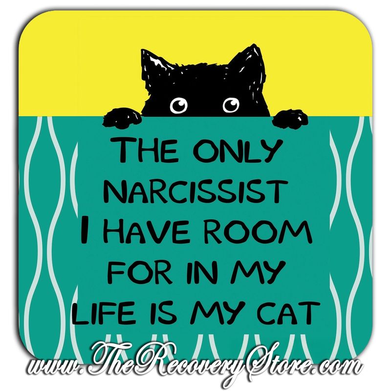 Funny Coaster - Narcissist Cat