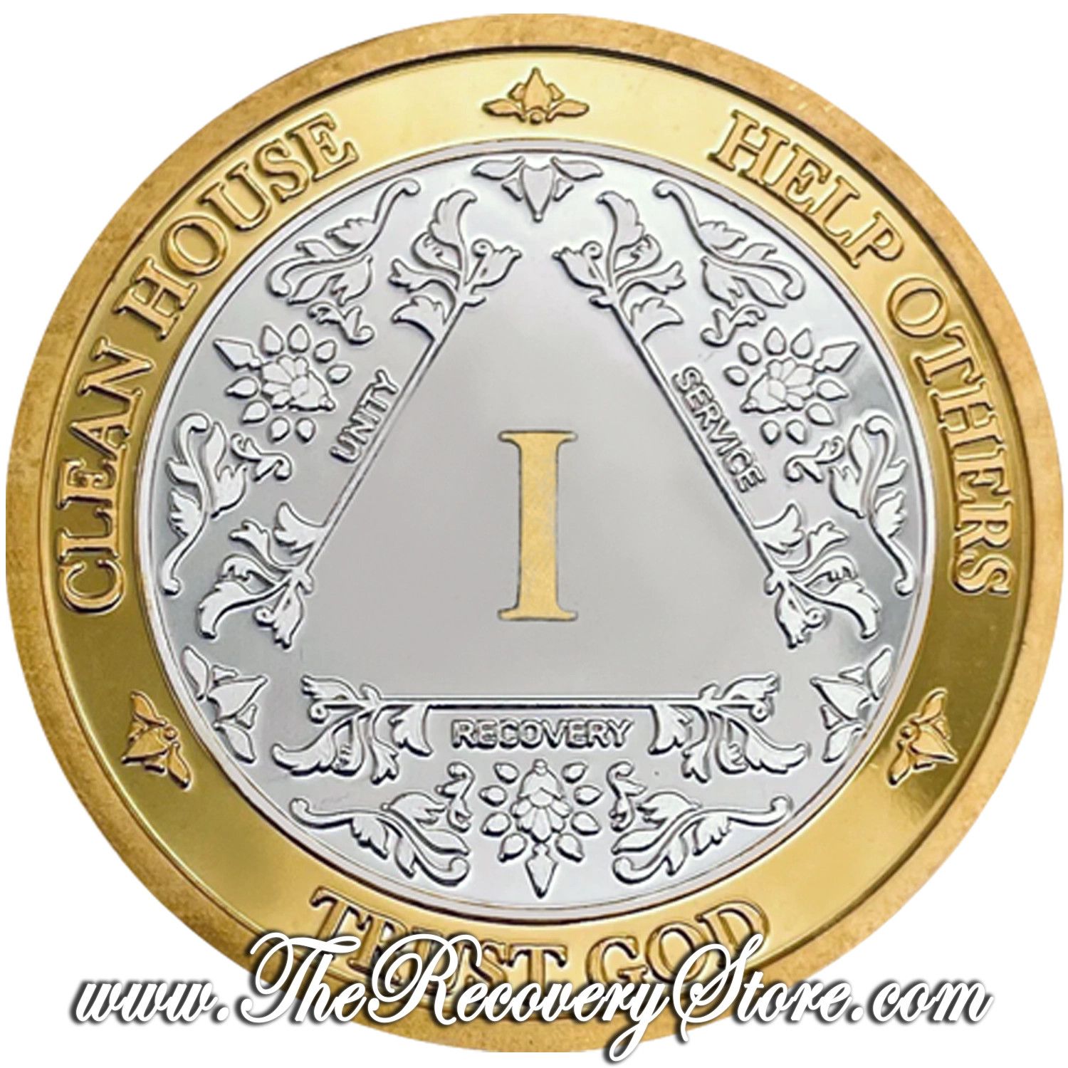 Large Medallion - Silver &amp; Gold AA, Milestone: 01