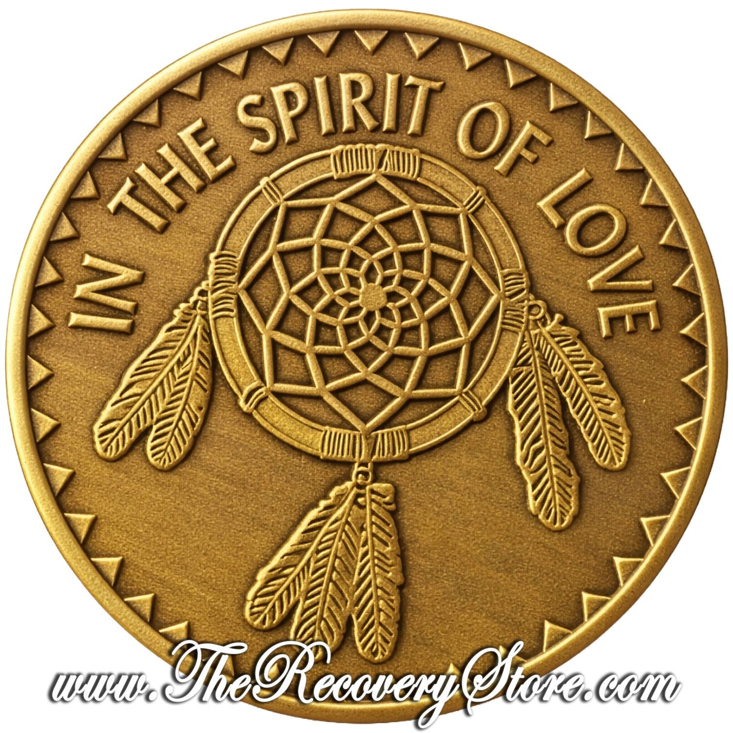 Bronze Affirmation Medallion - In The Spirit Of Love