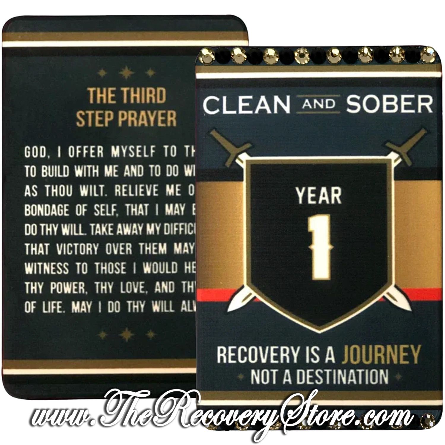 Crystallized Large Medallion - Knights Yearly Rectangular, Milestone: 01