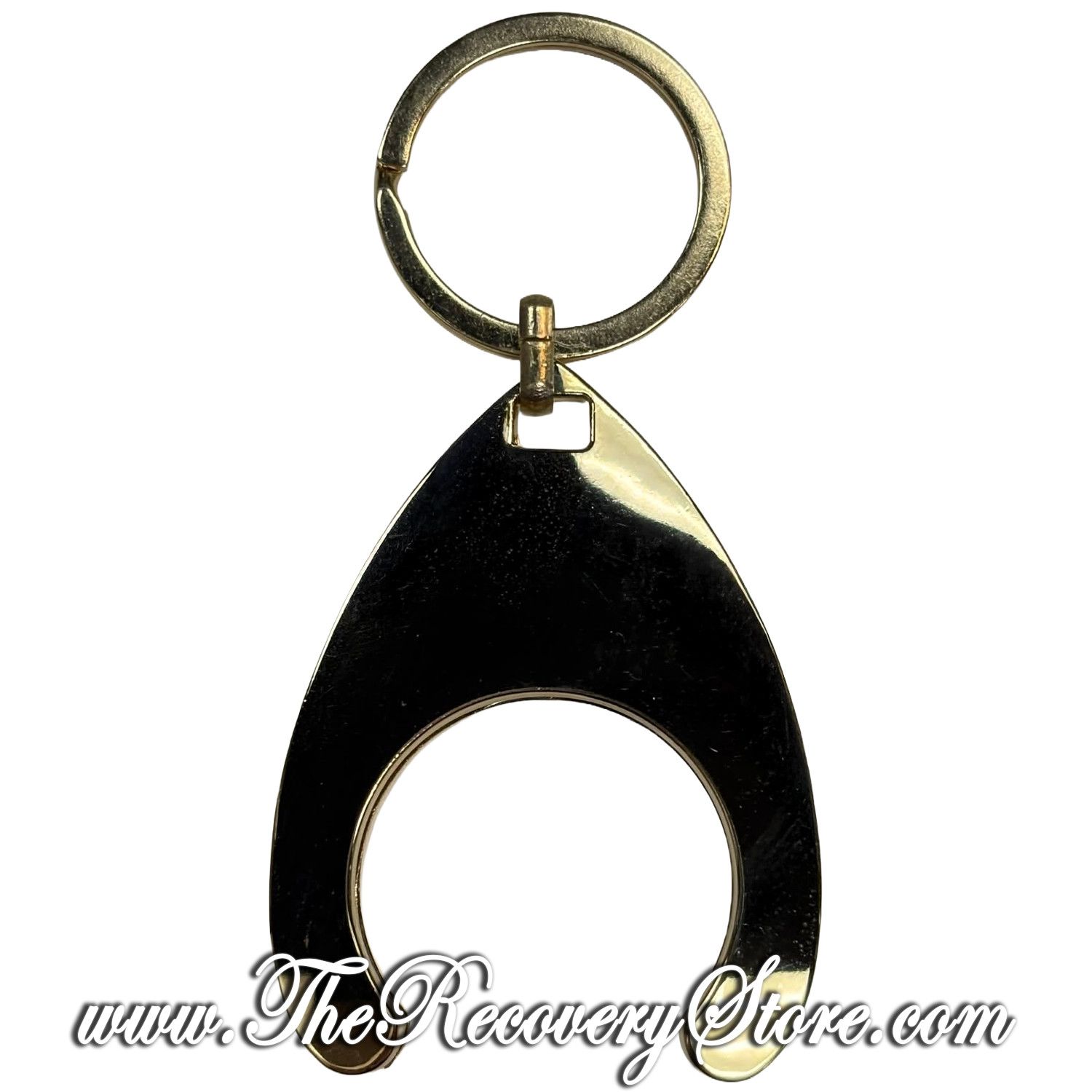 KeyChain Holder - For 34mm Bronze/Gold/Bi-Plate Coins - Gold