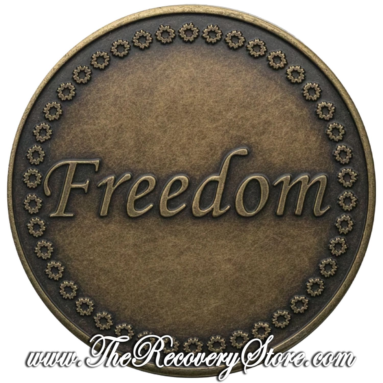 Bronze  Affirmation Medallion - Freedom