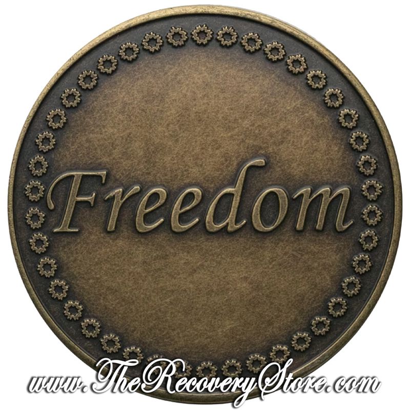 Bronze  Affirmation Medallion - Freedom