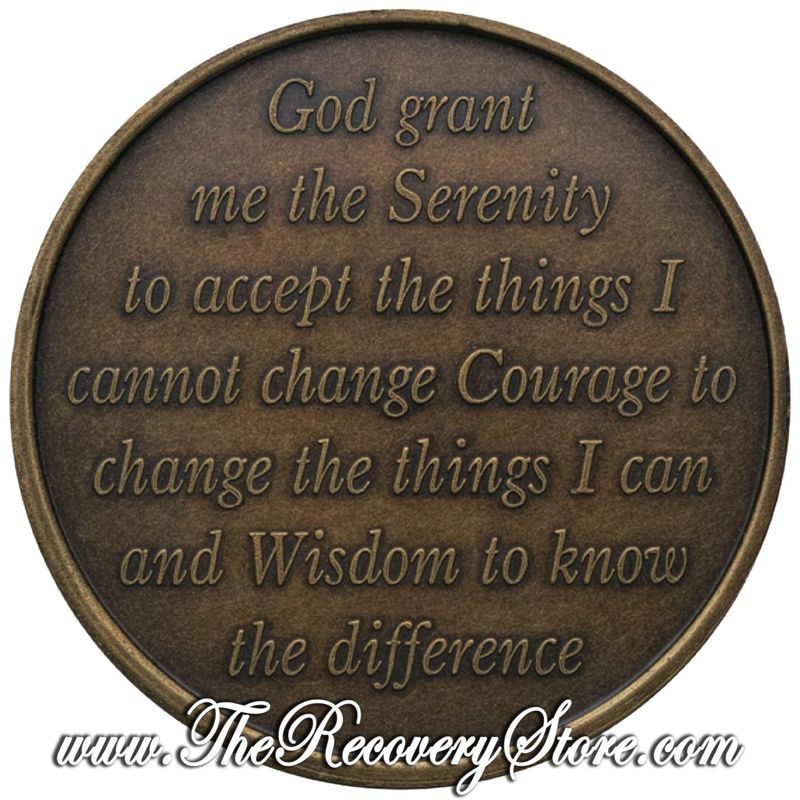 Bronze Affirmation Medallion - Biker - Live To Ride