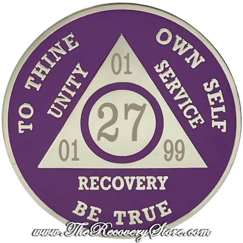 Customizable Purple AA Medallion - Rarely Have We Seen